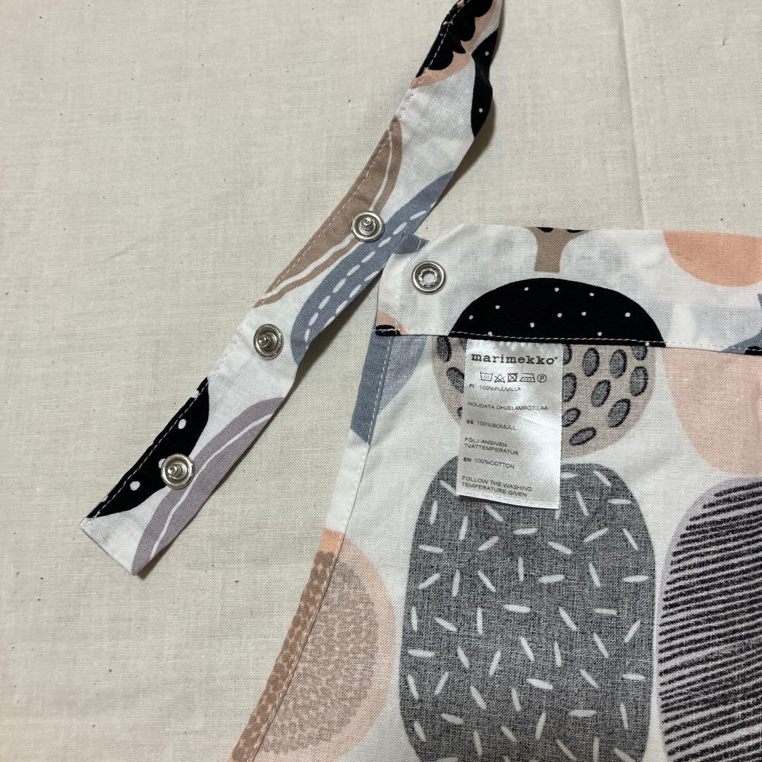 marimekko 幾何学模様 エプロン　コンポッティデザイン