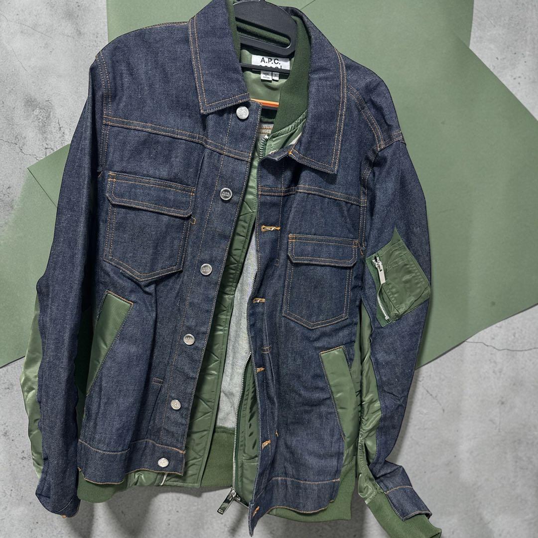 sacai APC EIMI denim jaket カーキ