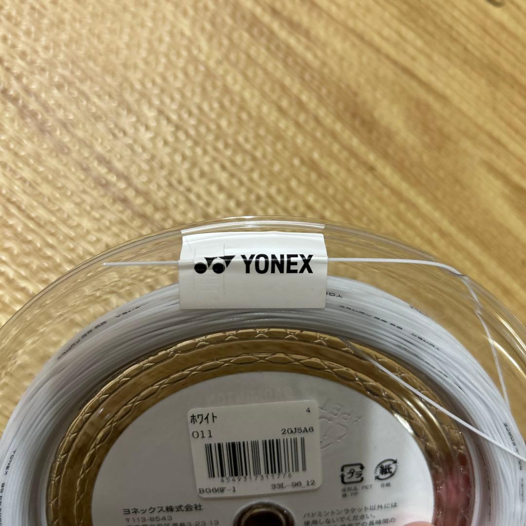 YONEX BG66 FORCE 100mロール0.65mm新品未使用品