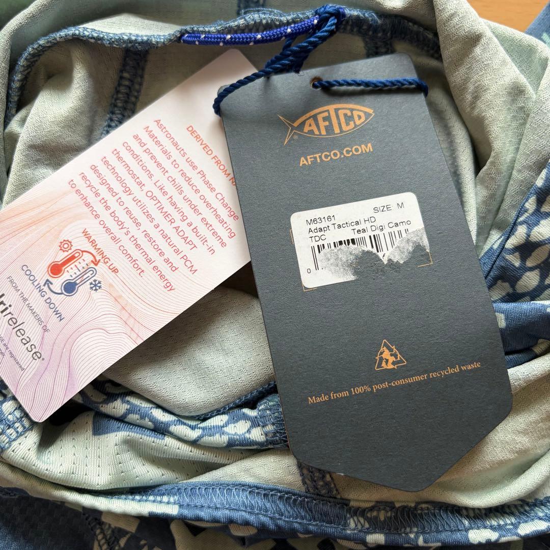 新品未使用タグ付き AFTCO アフコ アダプトタクティカルフーディー M