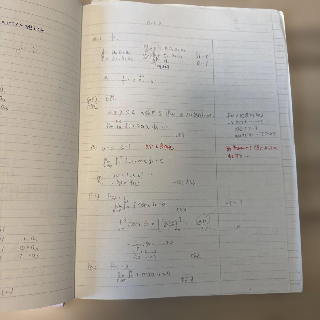 選抜数学 ⅢC 雲 孝夫先生 板書付き