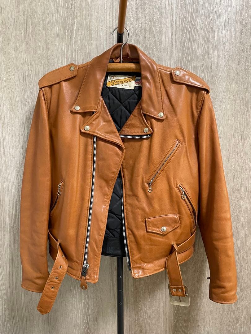 Schott ショット ダブルライダース ブラウン