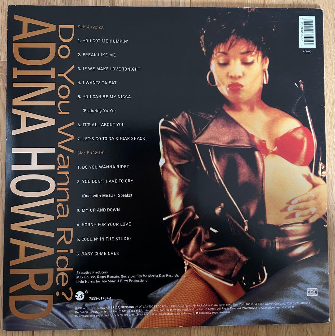 Adina Howard Do You Wanna Ride? LPレコード