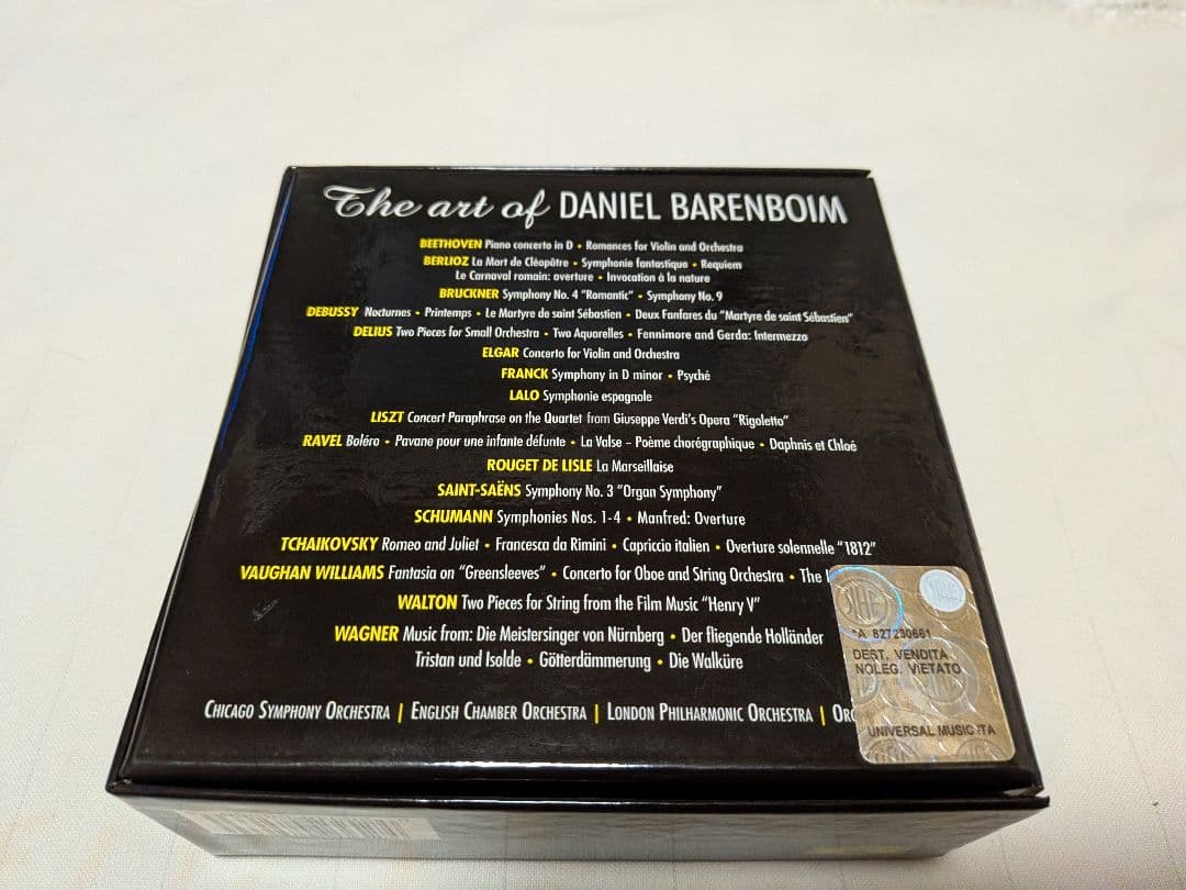 16枚組　The art of DANIEL BARENBOIM