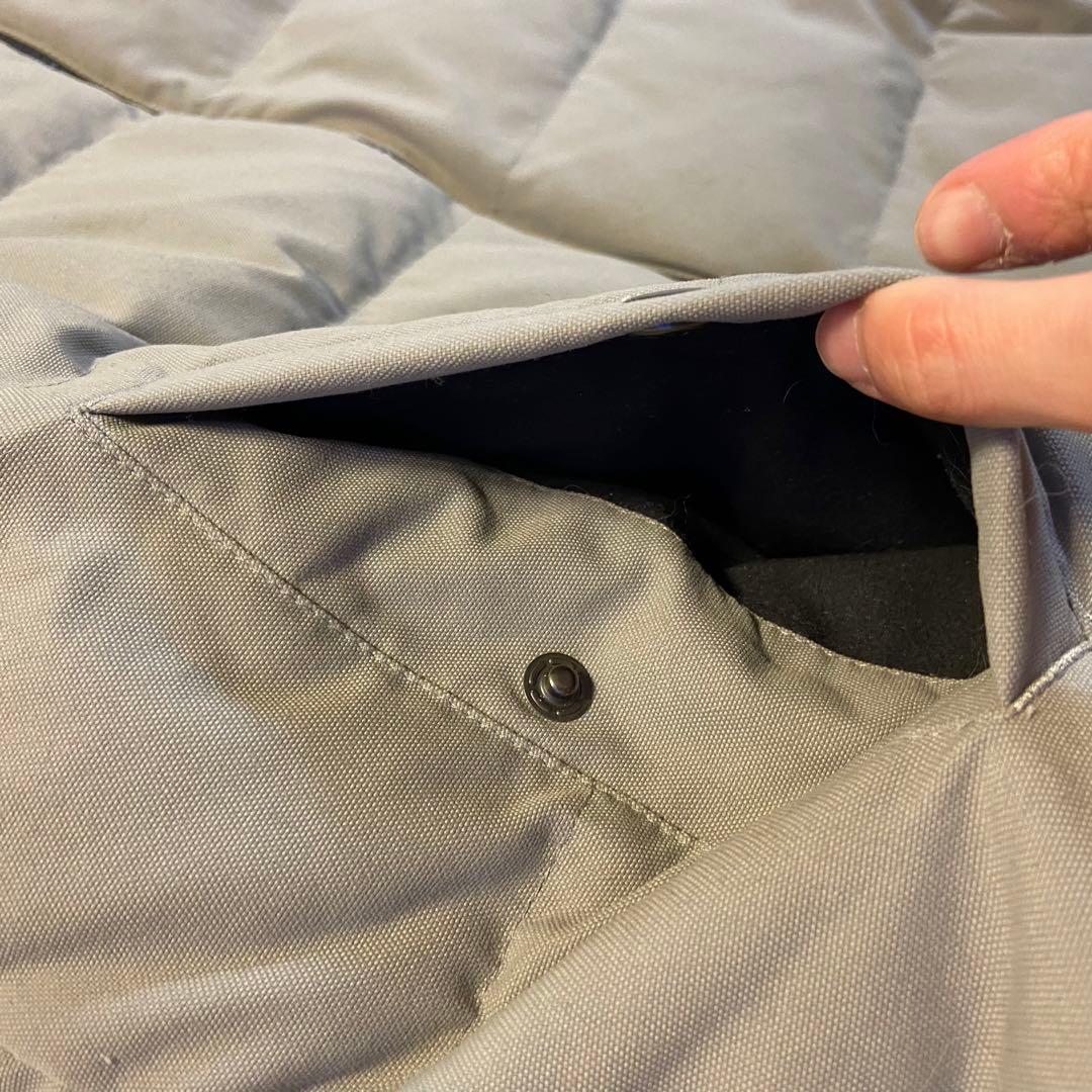 Patagonia ビビーダウンベスト グレー/黒 リバーシブル 2017年製