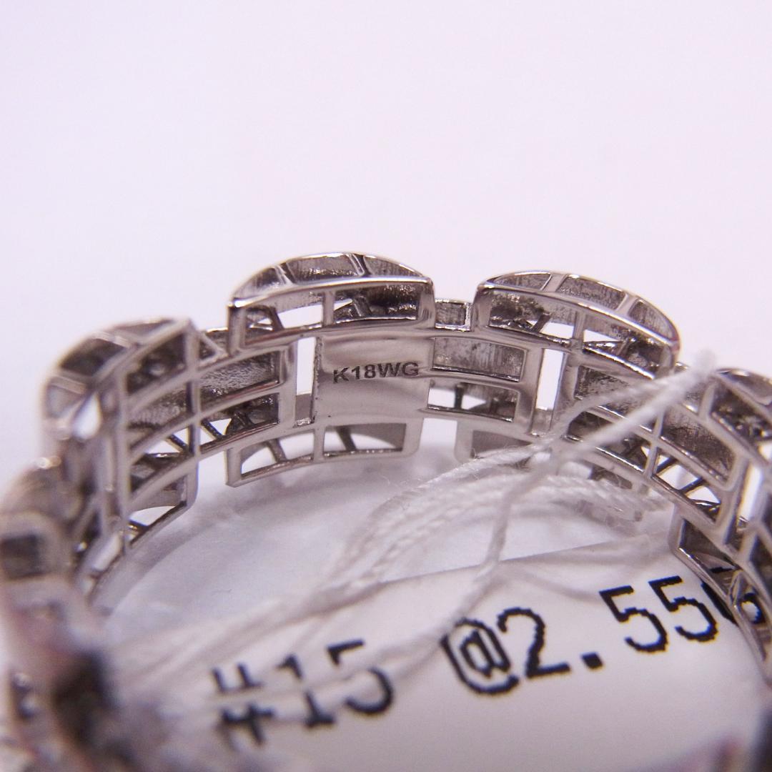 第三弾‼️【Z】K18WG　15号　2.55ｇ　　地金リング
