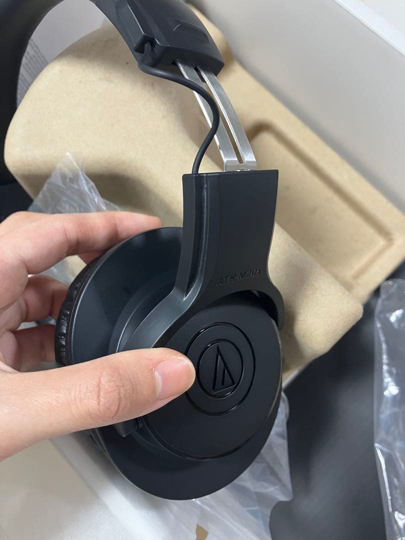 (ほぼ新品)audio-technica ATH-M20x有線ヘッドホン1.6m