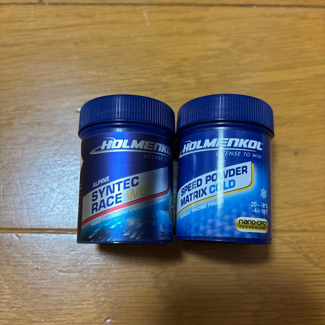 HOLMENKOL スキー用ワックス 41g 2種セット