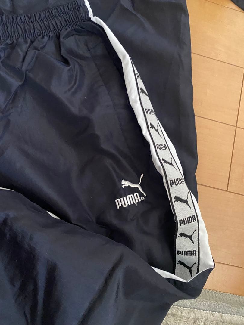 PUMA ナイロンジャケット　上下　ビックロゴ Mサイズ　高騰中