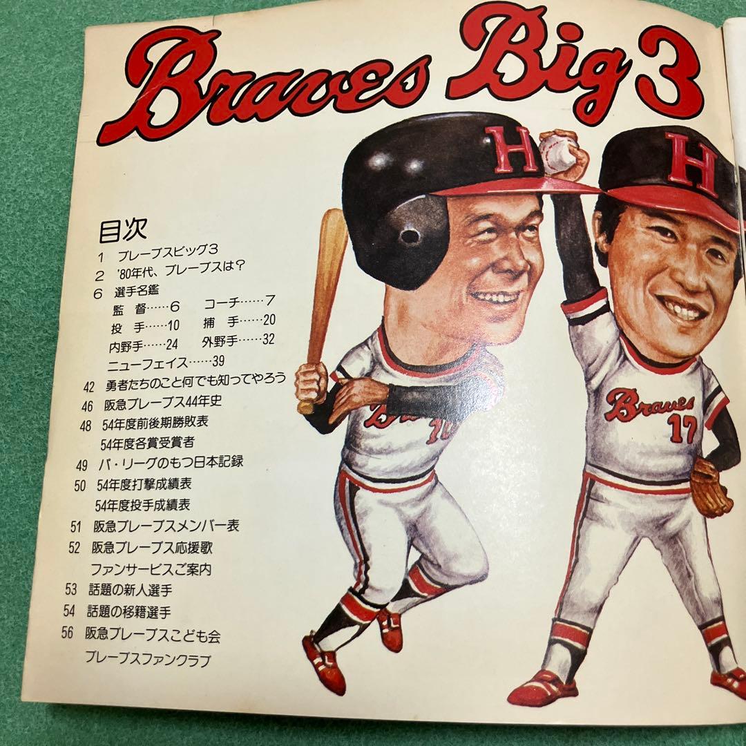 阪急ブレーブス　1980イヤーブック　ファンブック