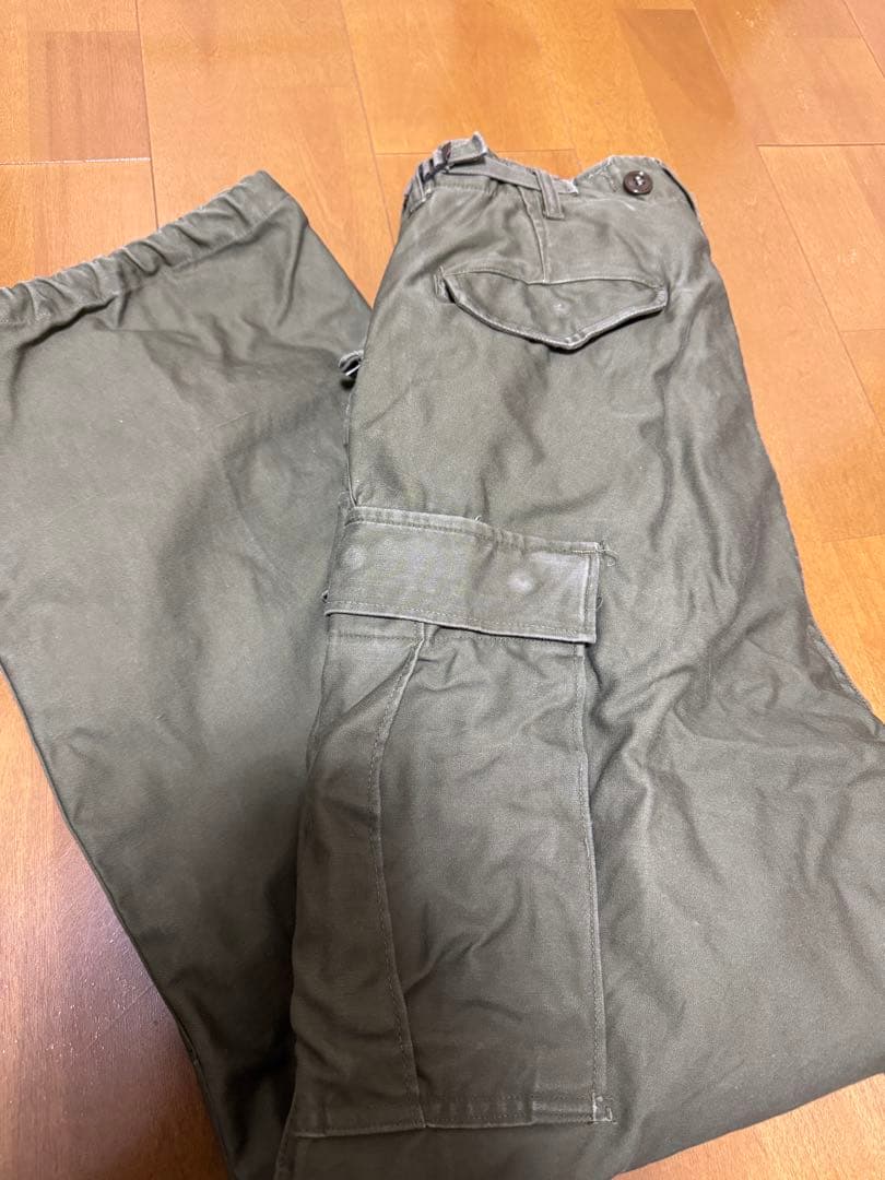 【実物】M51 米軍　カーゴパンツ　small regular