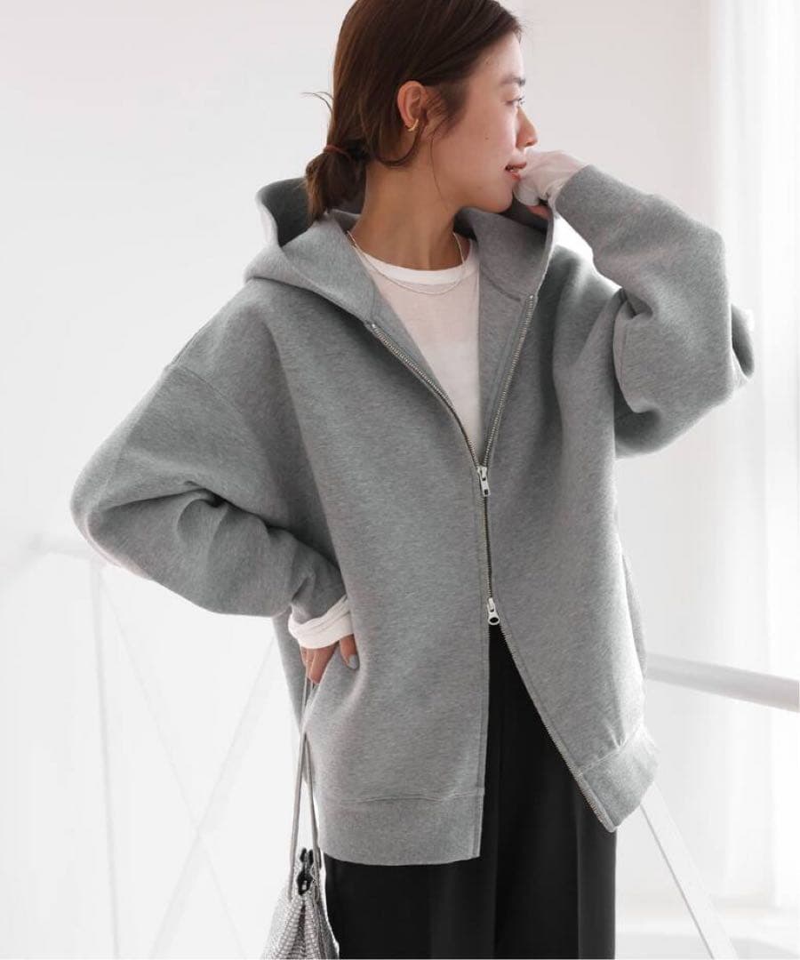 美品！JOURNAL STANDARD relumeフーディーブルゾングレー