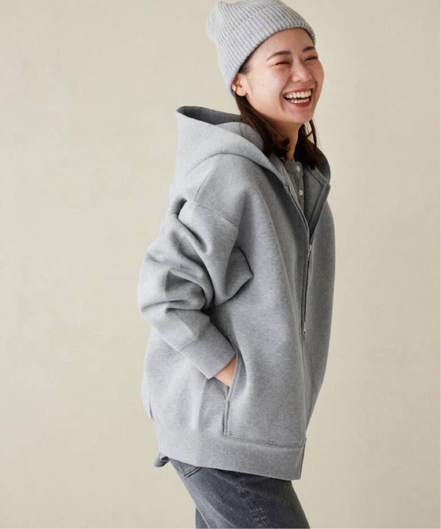 美品！JOURNAL STANDARD relumeフーディーブルゾングレー