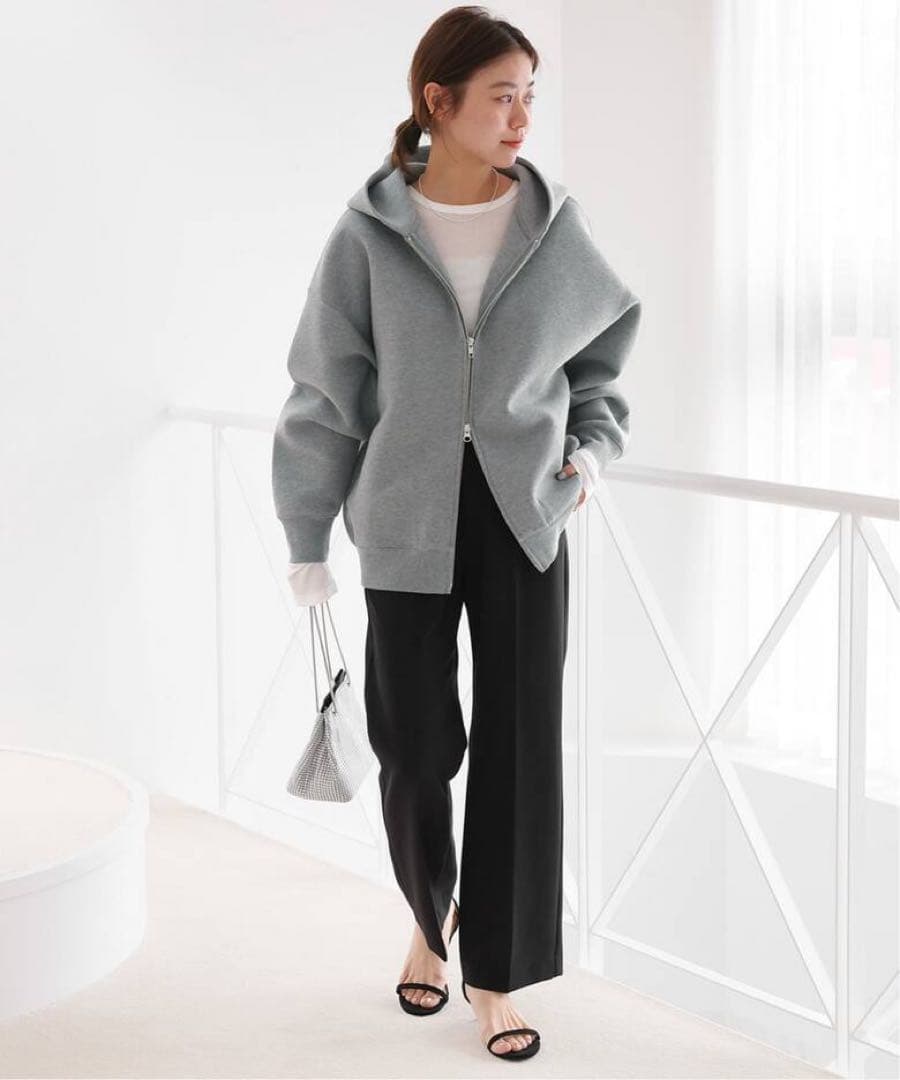 美品！JOURNAL STANDARD relumeフーディーブルゾングレー