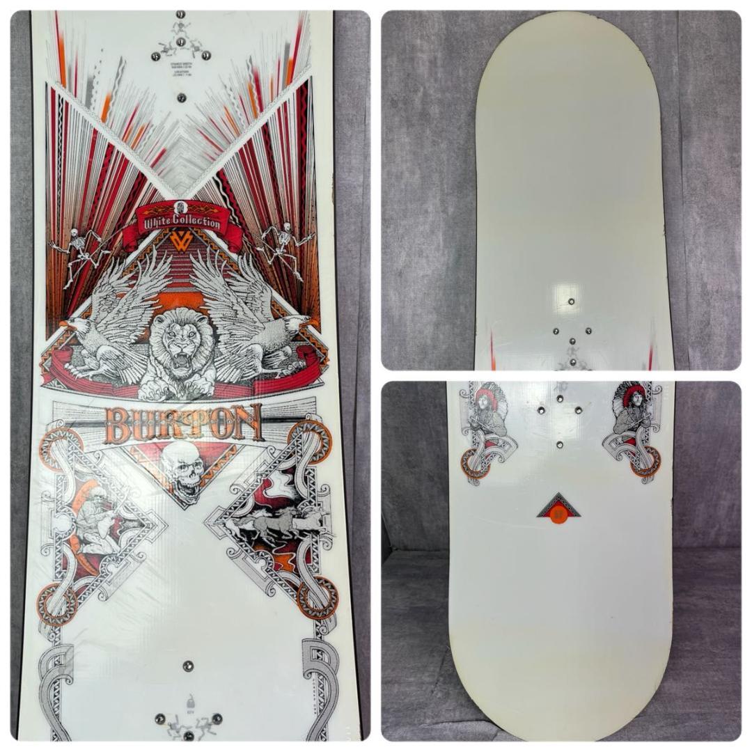 バートン WHITE COLLECTION 157cm スノーボード 3点セット