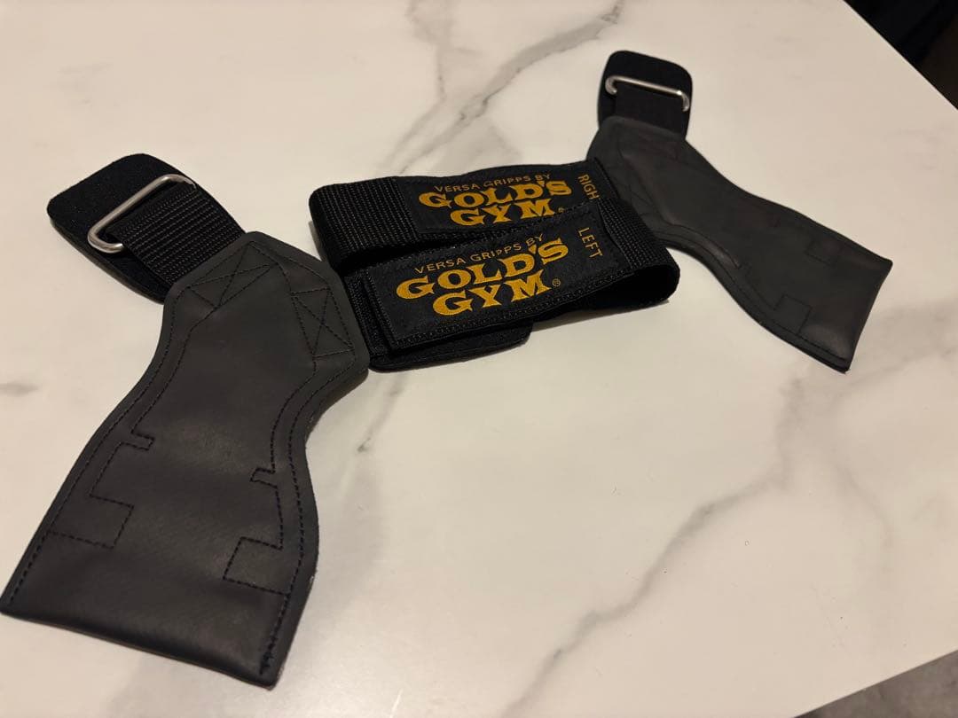 バーサグリップ　GOLD'S GYM パワーグリップ ブラック Lサイズ