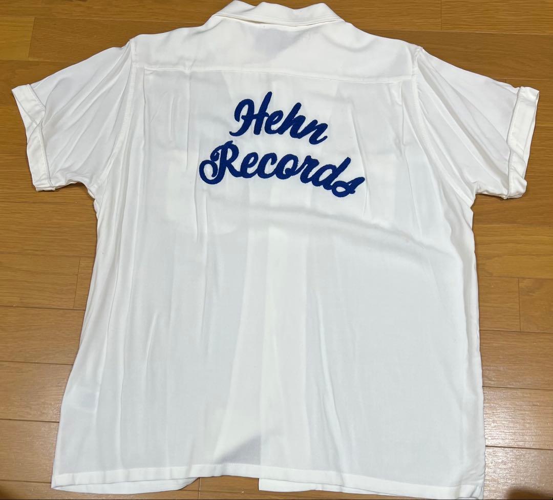 Hehn Records ホワイトシャツ