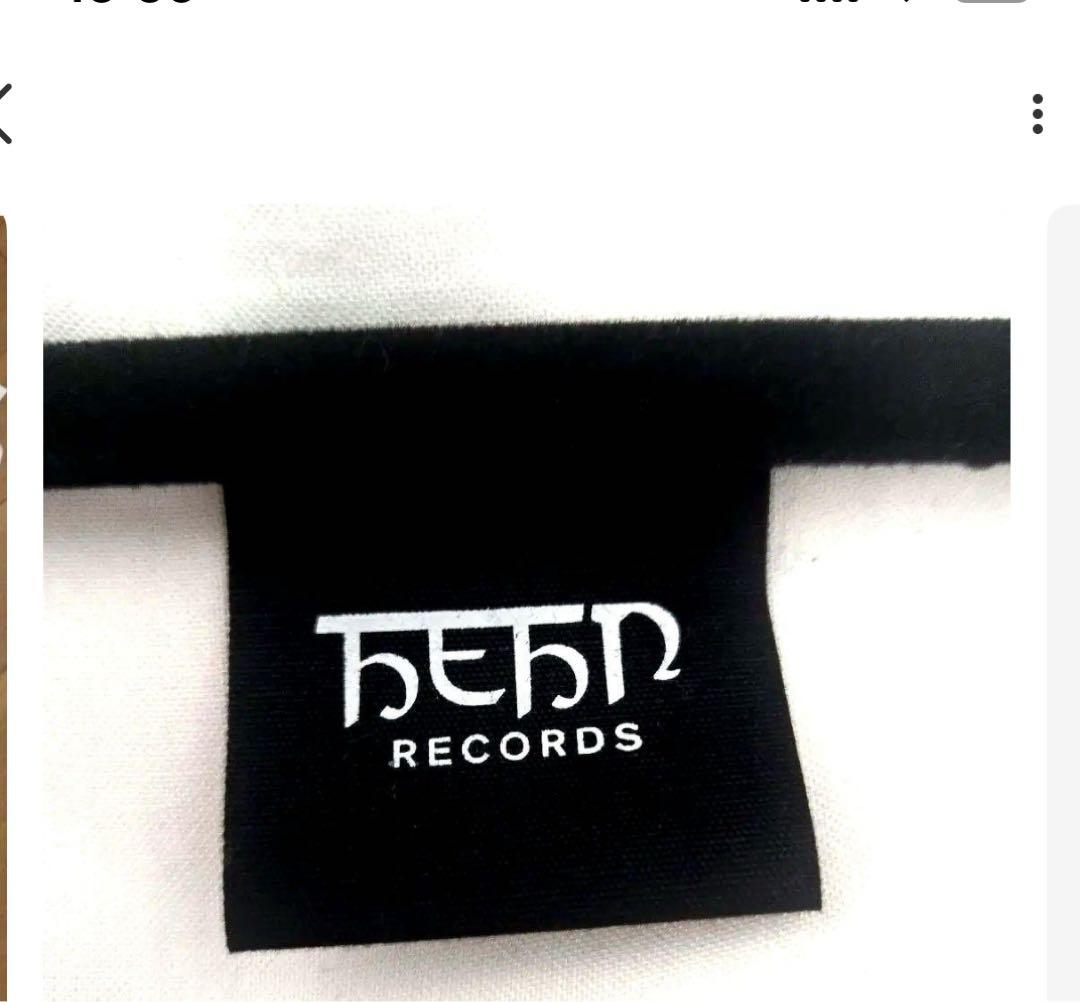 Hehn Records ホワイトシャツ