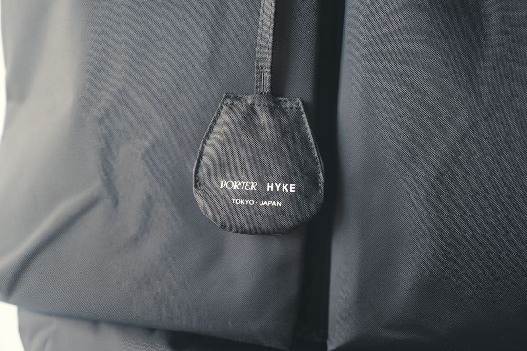 PORTER × HYKE HELMET BAG BLACK