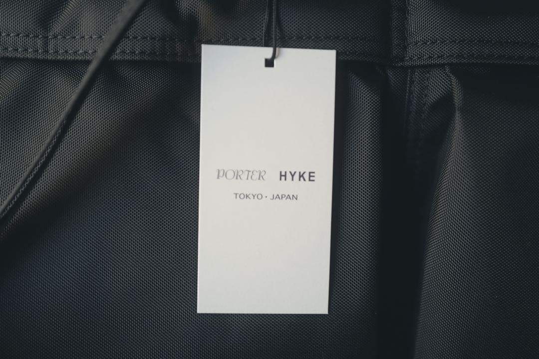 PORTER × HYKE HELMET BAG BLACK