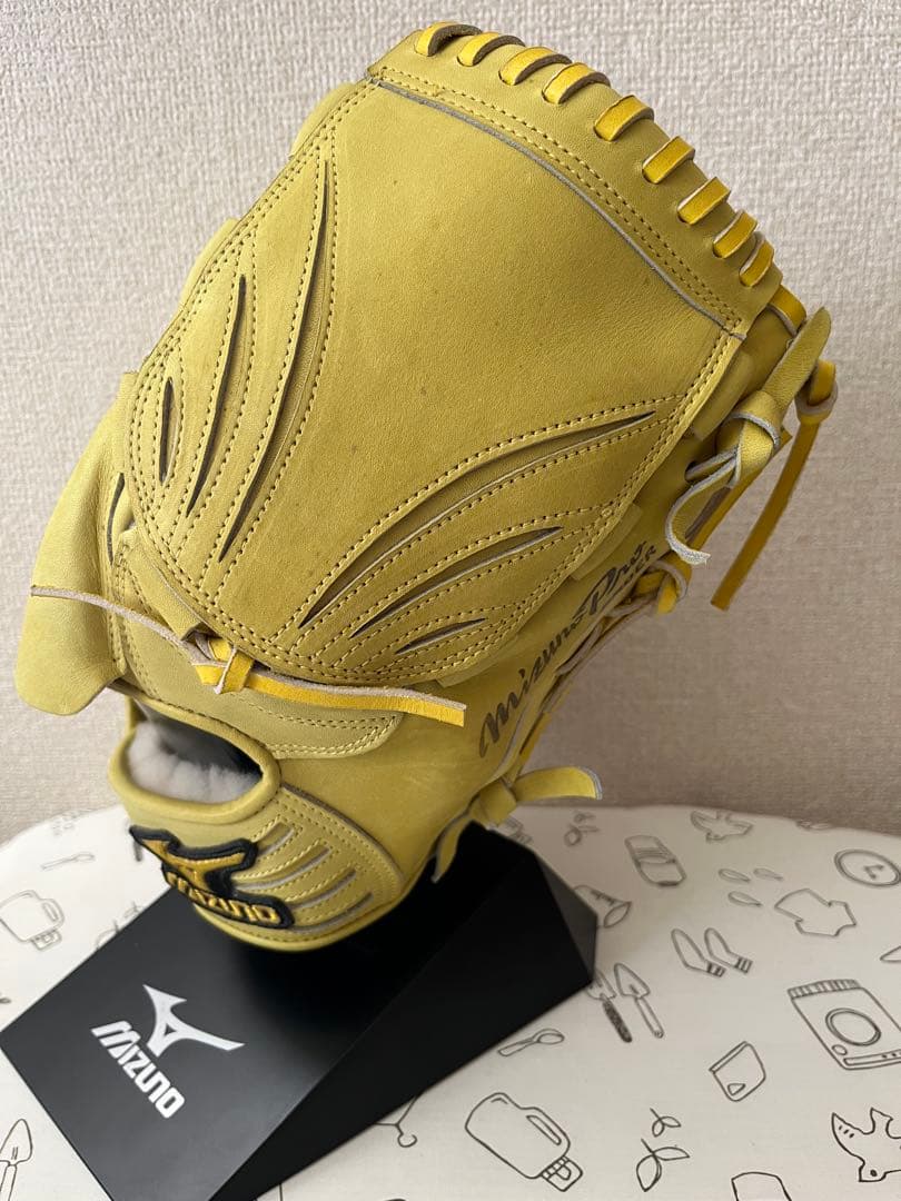 ミズノプロ　オーダー　軟式　投手用　耕作刻印