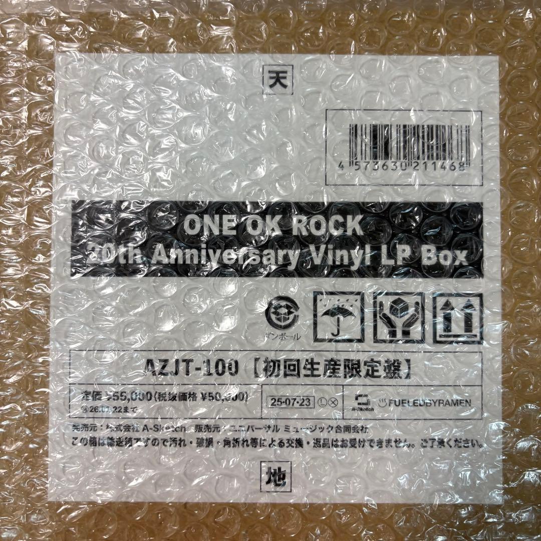 ONE OK ROCK 20th LP BOX11枚組【ラバーキーホルダー付】