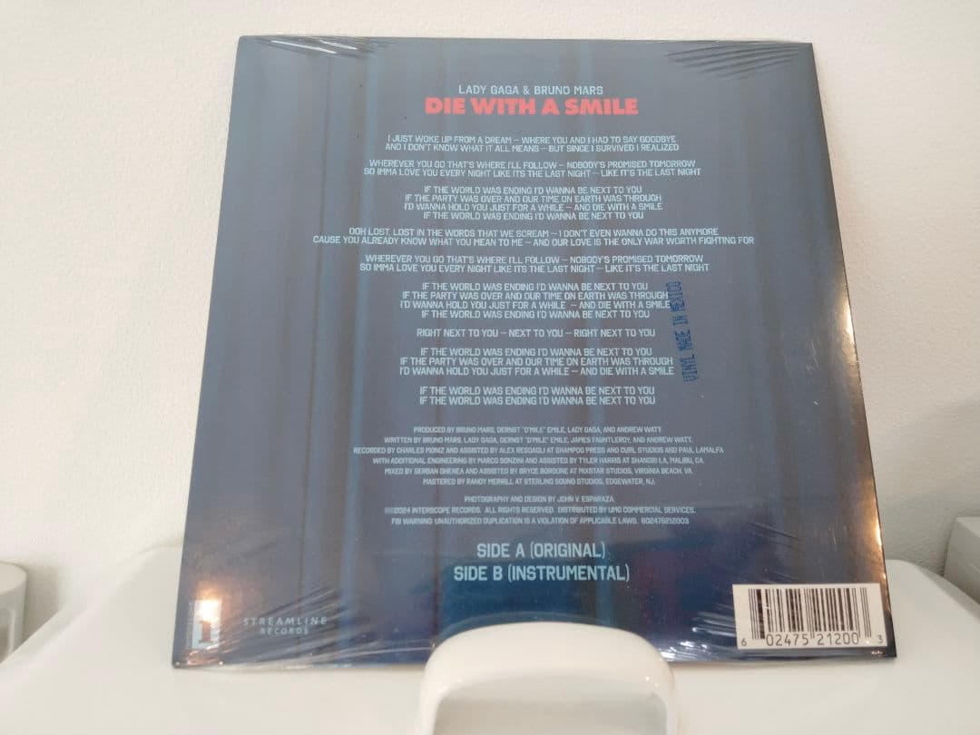 新品 Lady Gaga Bruno Mars Die with a Smile