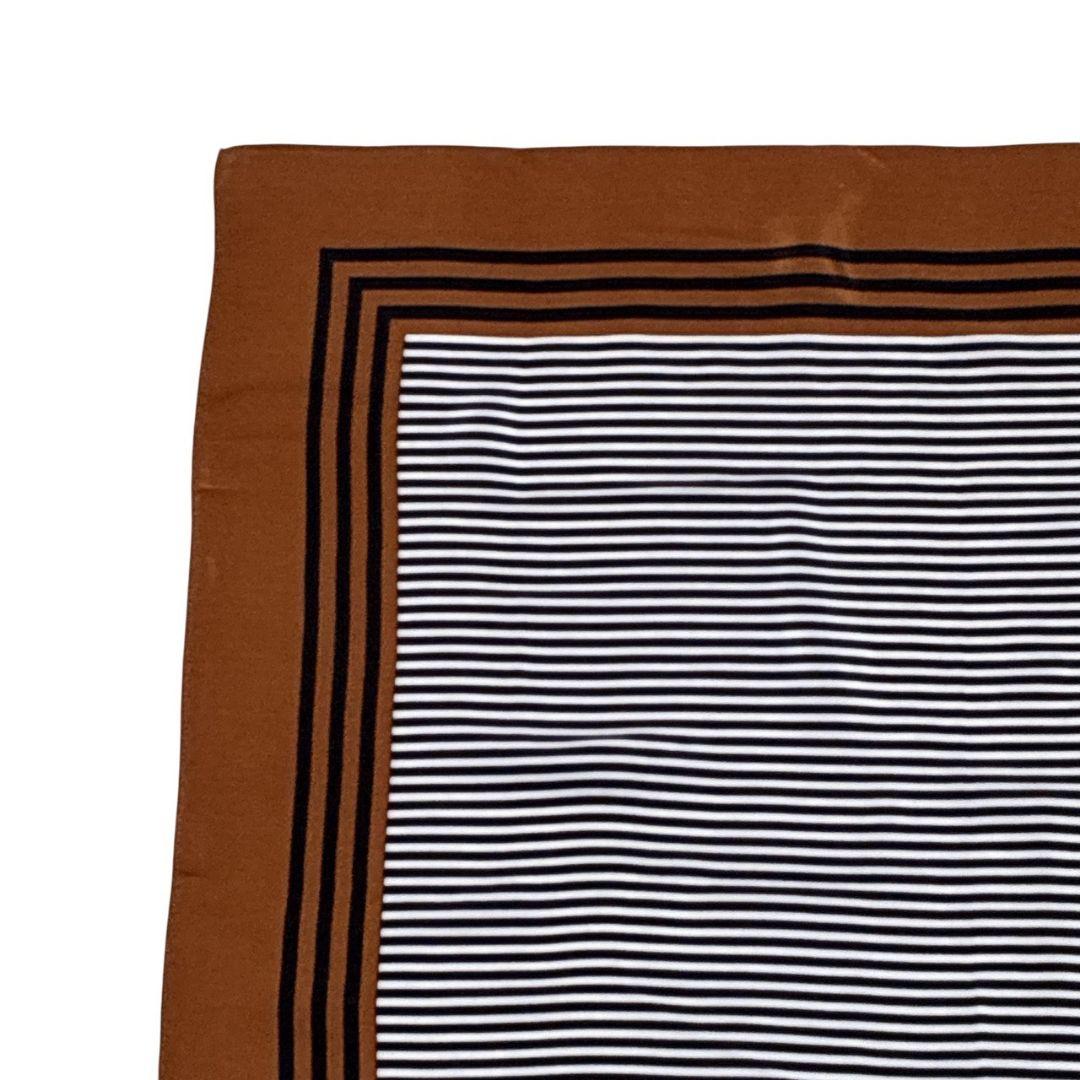極美品★YVES SAINT LAURENT シルク100% スカーフ ストール