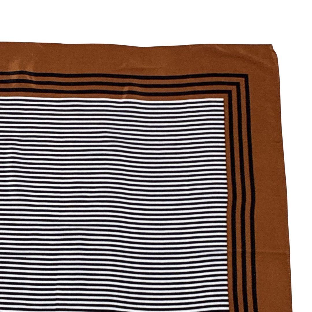 極美品★YVES SAINT LAURENT シルク100% スカーフ ストール