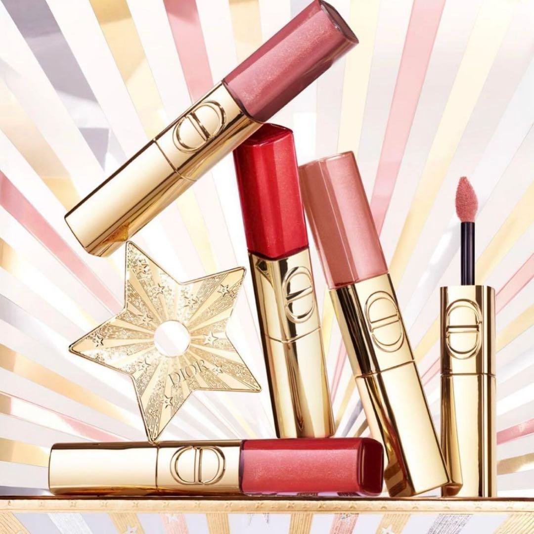 完売！diorルージュ ディオール シークイン リキッド デュオ ホリデー