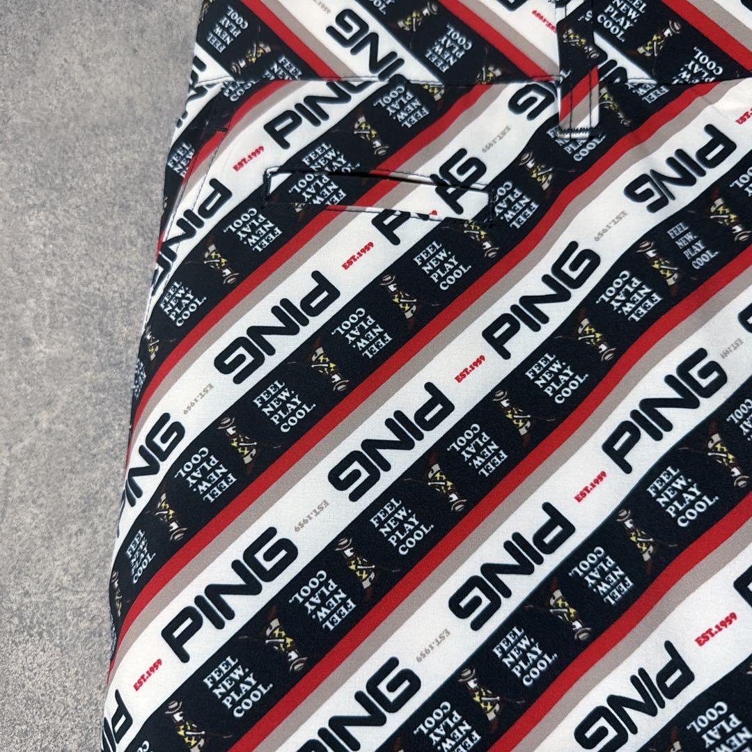 【新品】 PING ピン ハーフ パンツ ゴルフウェア メンズ タグ付き 総柄