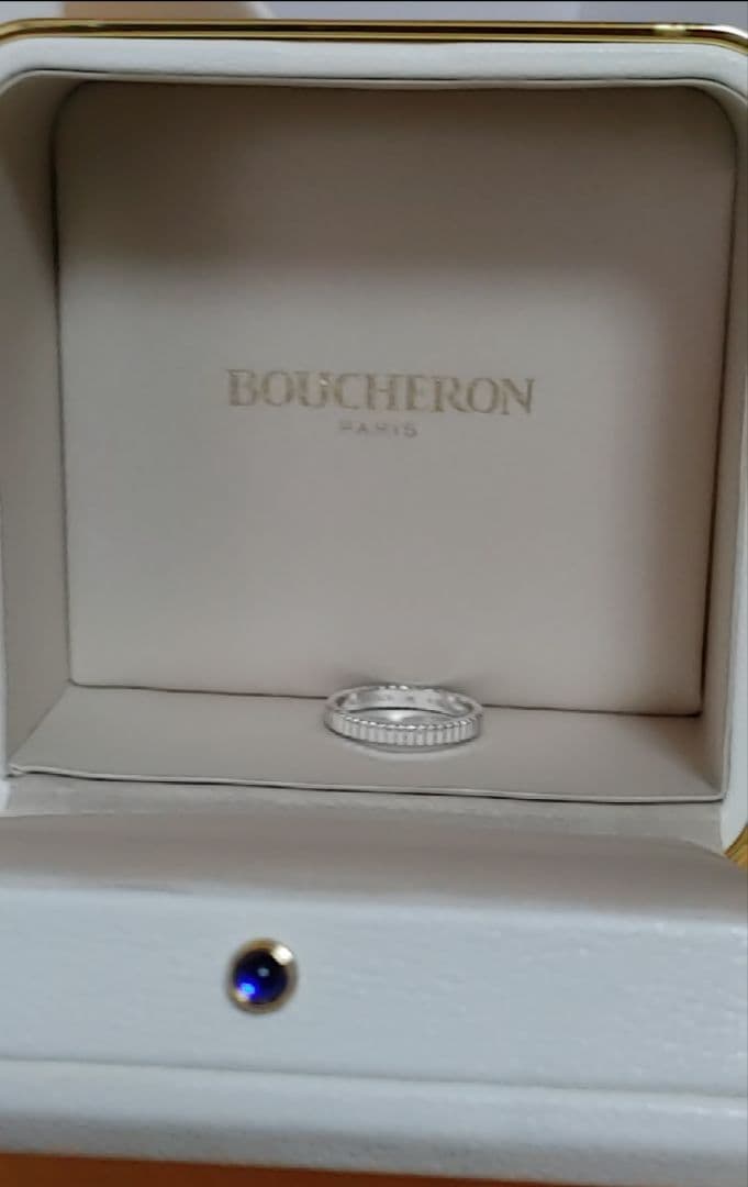 Boucheron　ブシュロン　グログラン　ホワイトゴールド　サイズ58