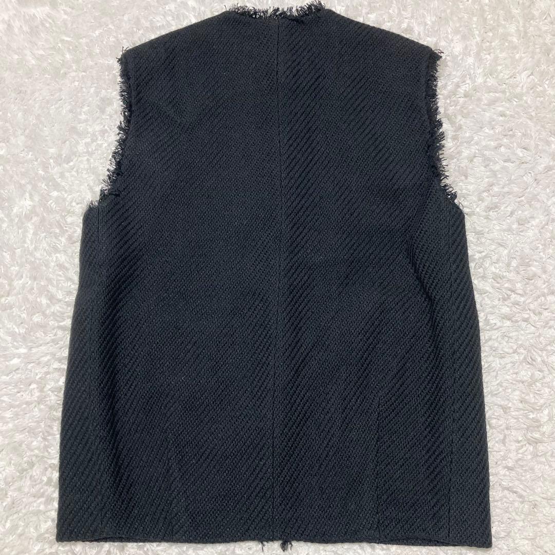 美品♡ イエナ ツイードジレ パールボタン ブラック 定価29,700円