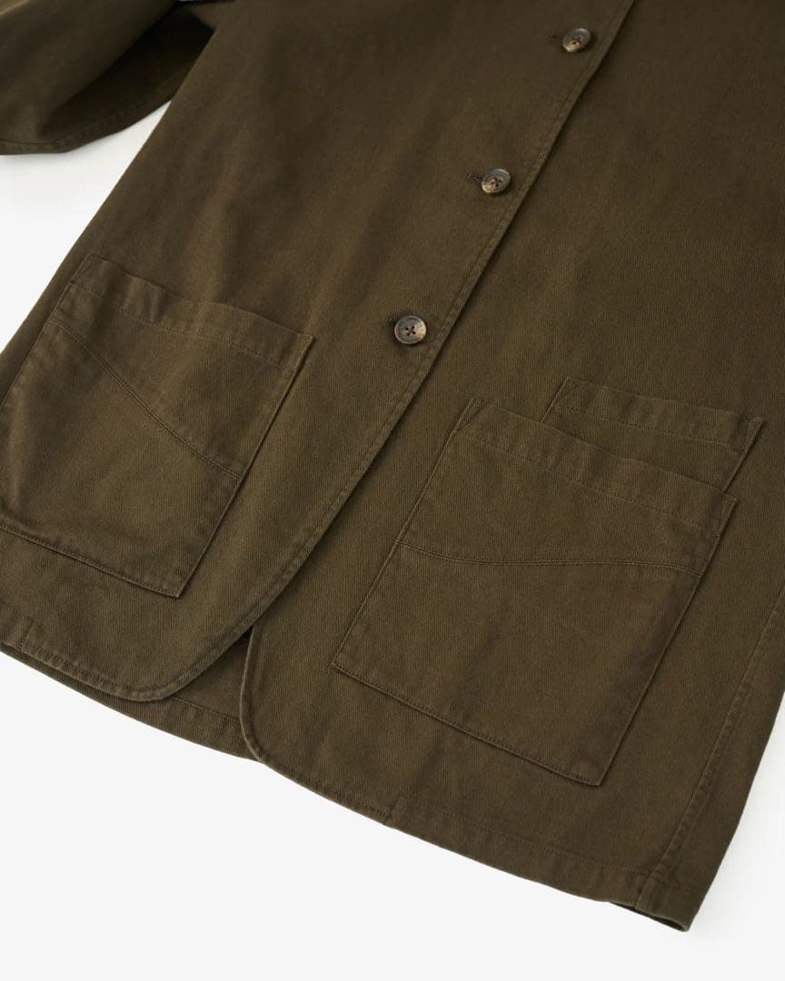 cotton work jacket オリーブ01 ENOF イナフ