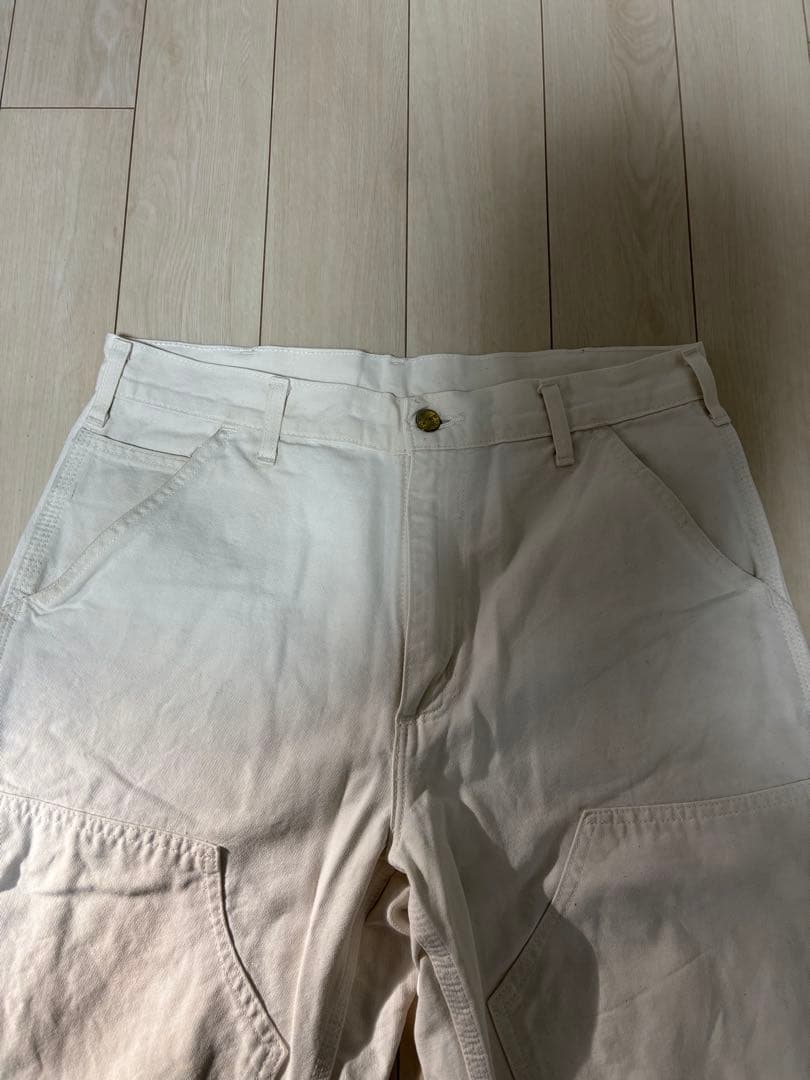 パ*ト様 【300円スタート】　カーハート　ダブルニー　ホワイトペインター　US