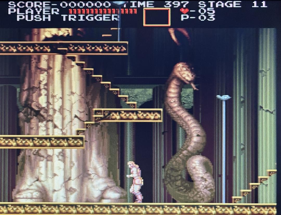 X68000用アクション 悪魔城ドラキュラ【Castlevania】店頭デモ