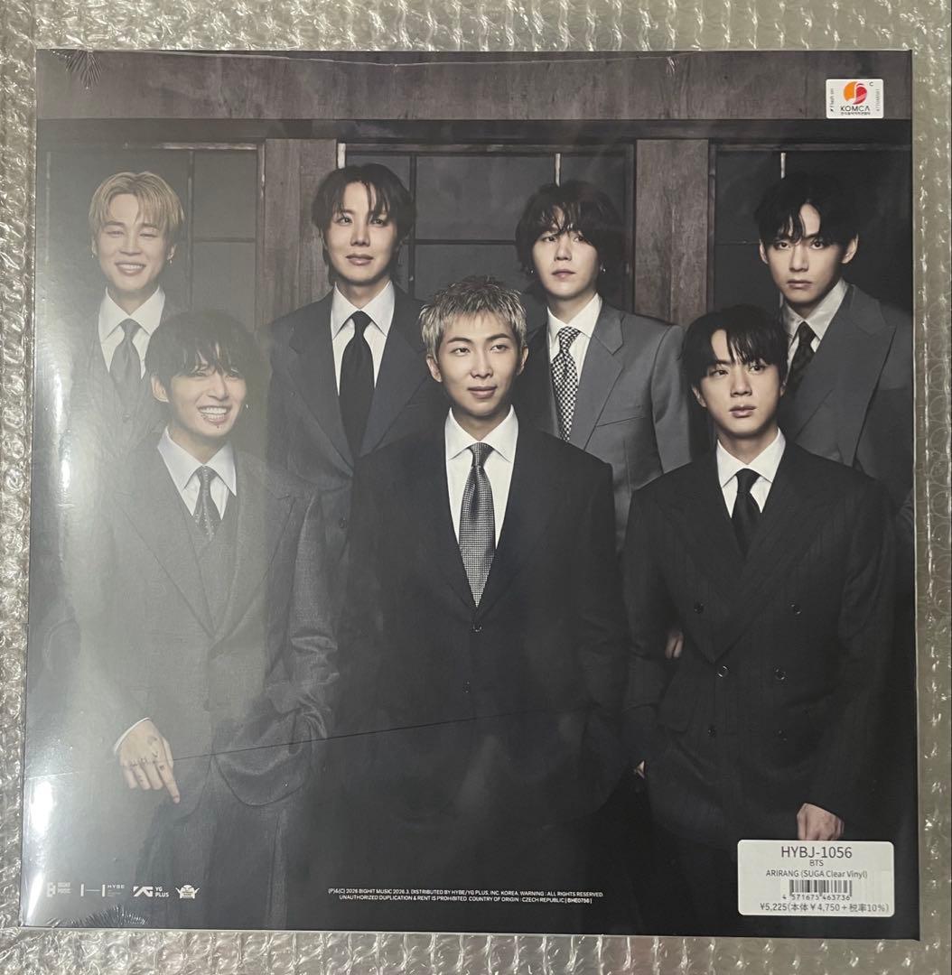 BTS ARIRANG Standard Vinyl アナログ SUGA ユンギ