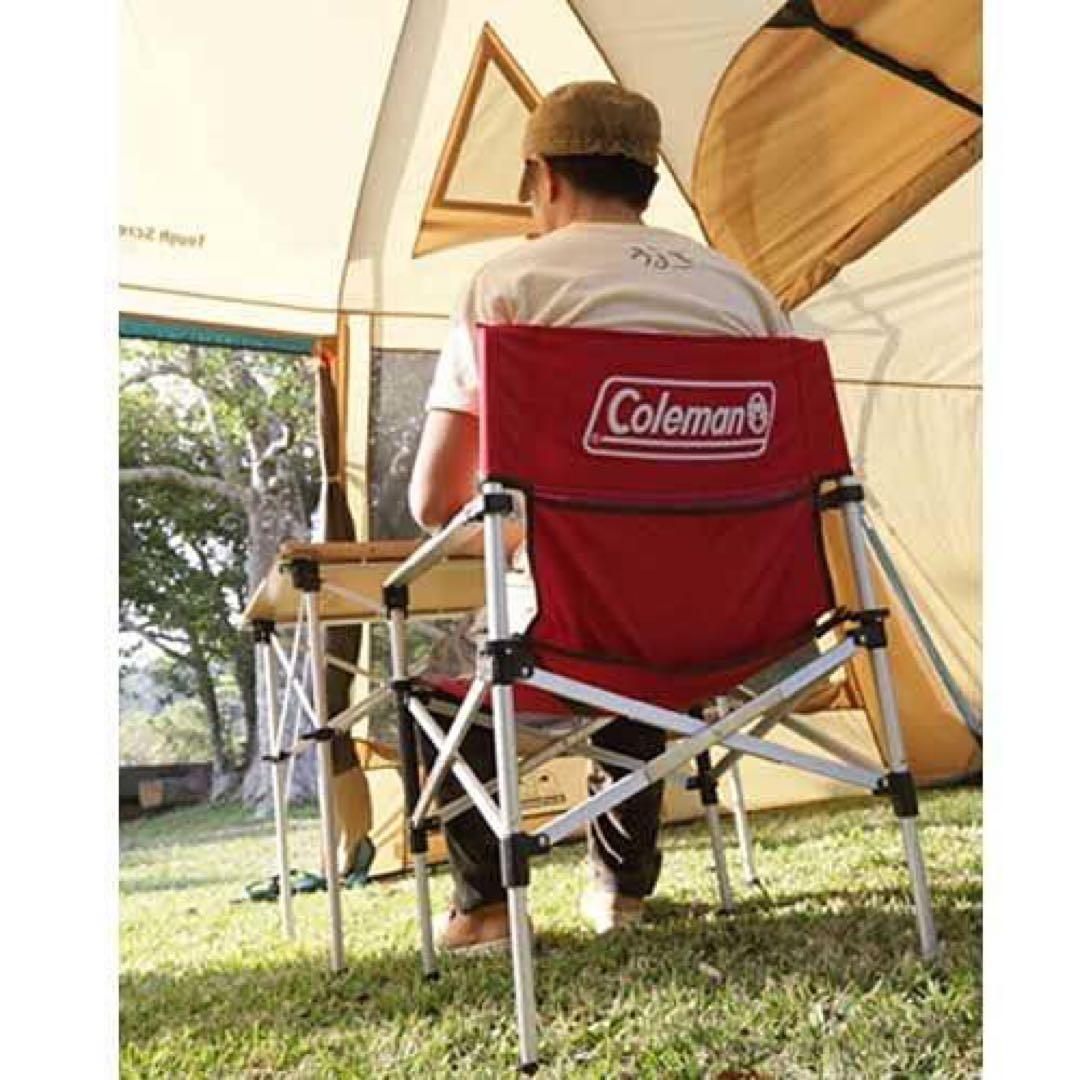 Coleman コールマン ツーウェイ キャプテン チェア レッド 未使用