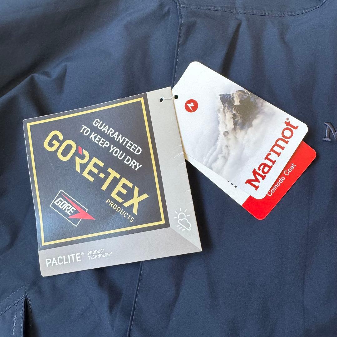 【新品タグ付】マーモット　GORE-TEX Comodo Coat S ネイビー