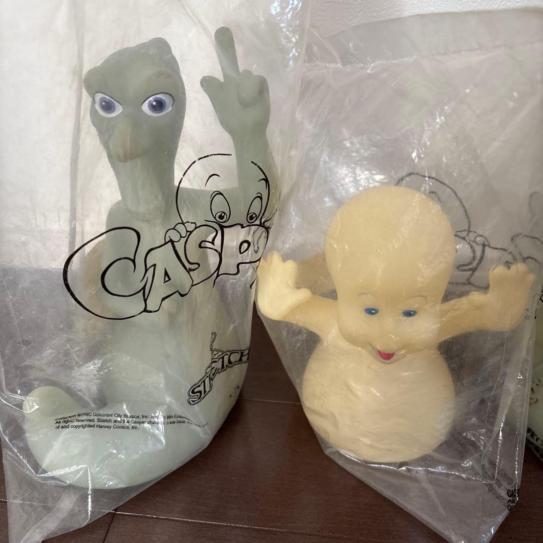 90’s ビンテージ　Casper キャスパー　ピザハット　ソフビ　4体　蓄光