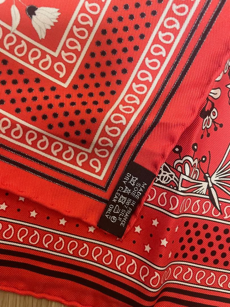 HERMES バンダナ　スカーフ
