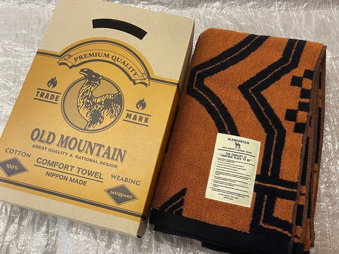 oldmountain オールドマウンテン COMFORT TOWEL キャメル