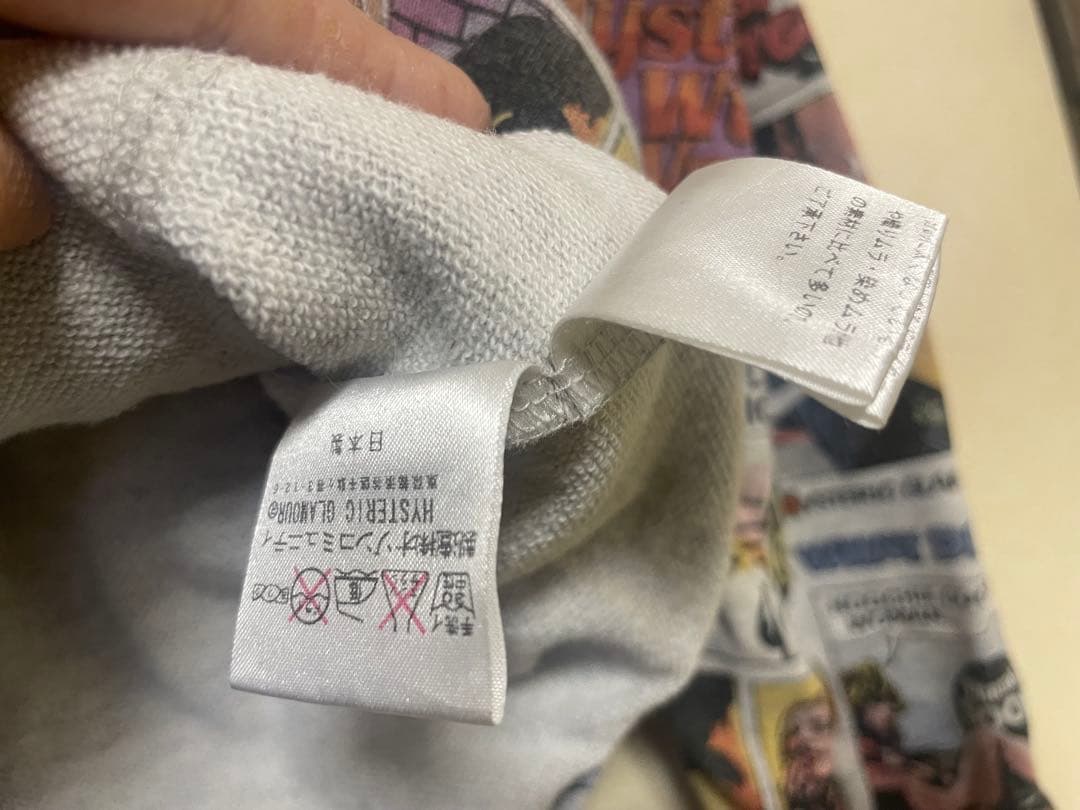 hysteric glamour コミック風プリント