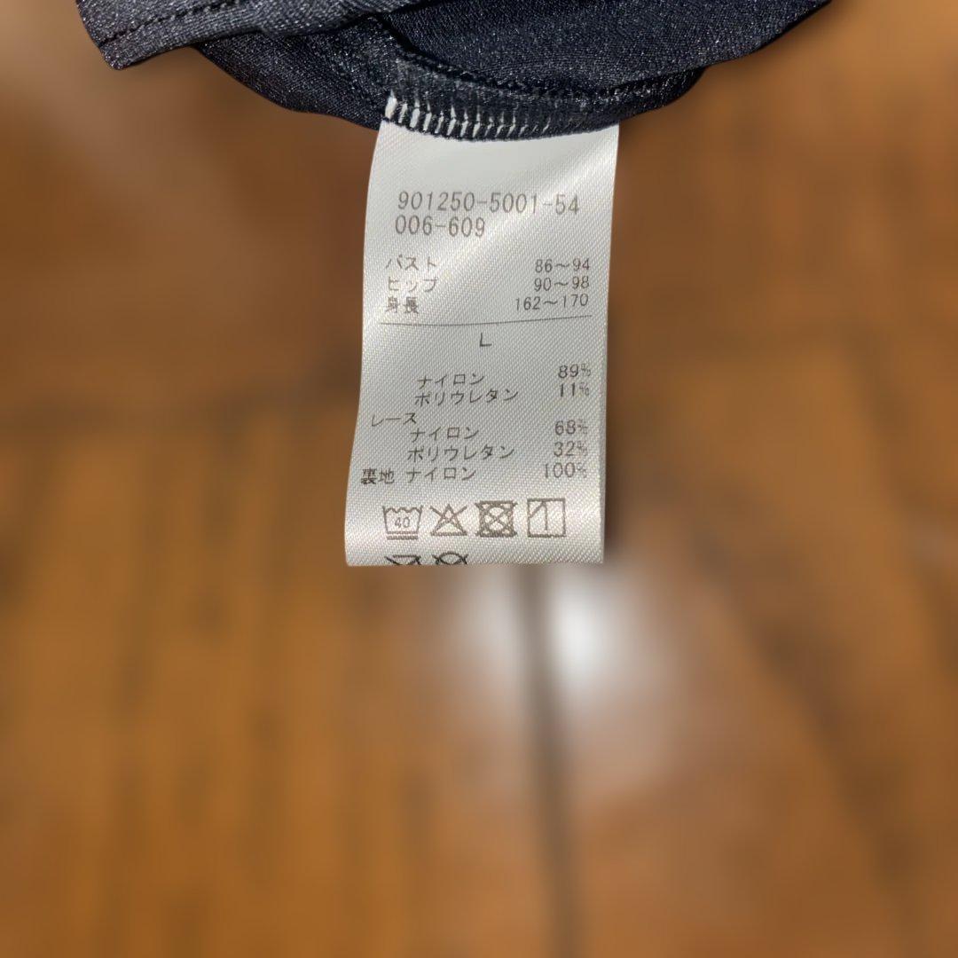 チャコットレオタード黒レースＬ未使用