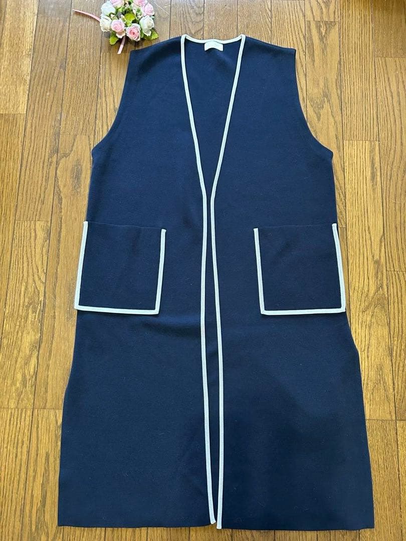 ☆Ballseyボールジィ☆ミラノリブ ロングジレ ☆ネイビー☆☆