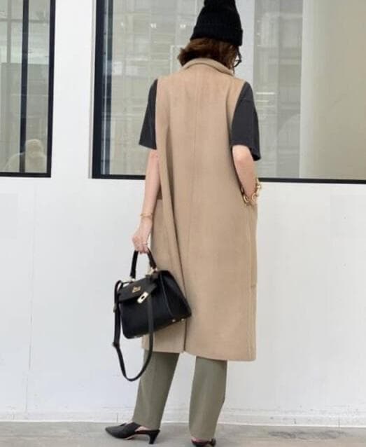 トップス L'Appartement Lisiere Wool Long Vest