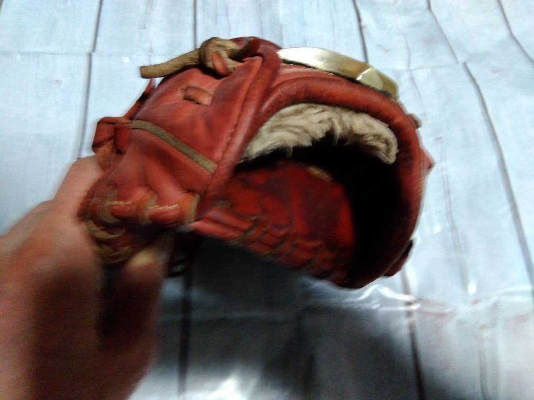 ミズノ　グローバルエリート　軟式内野手用グラブ　グローブ　レッド