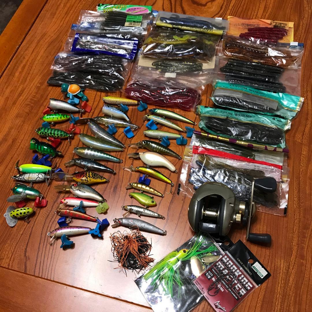 kuwata バス ルアー 31個 ベイトリール ワーム 中古