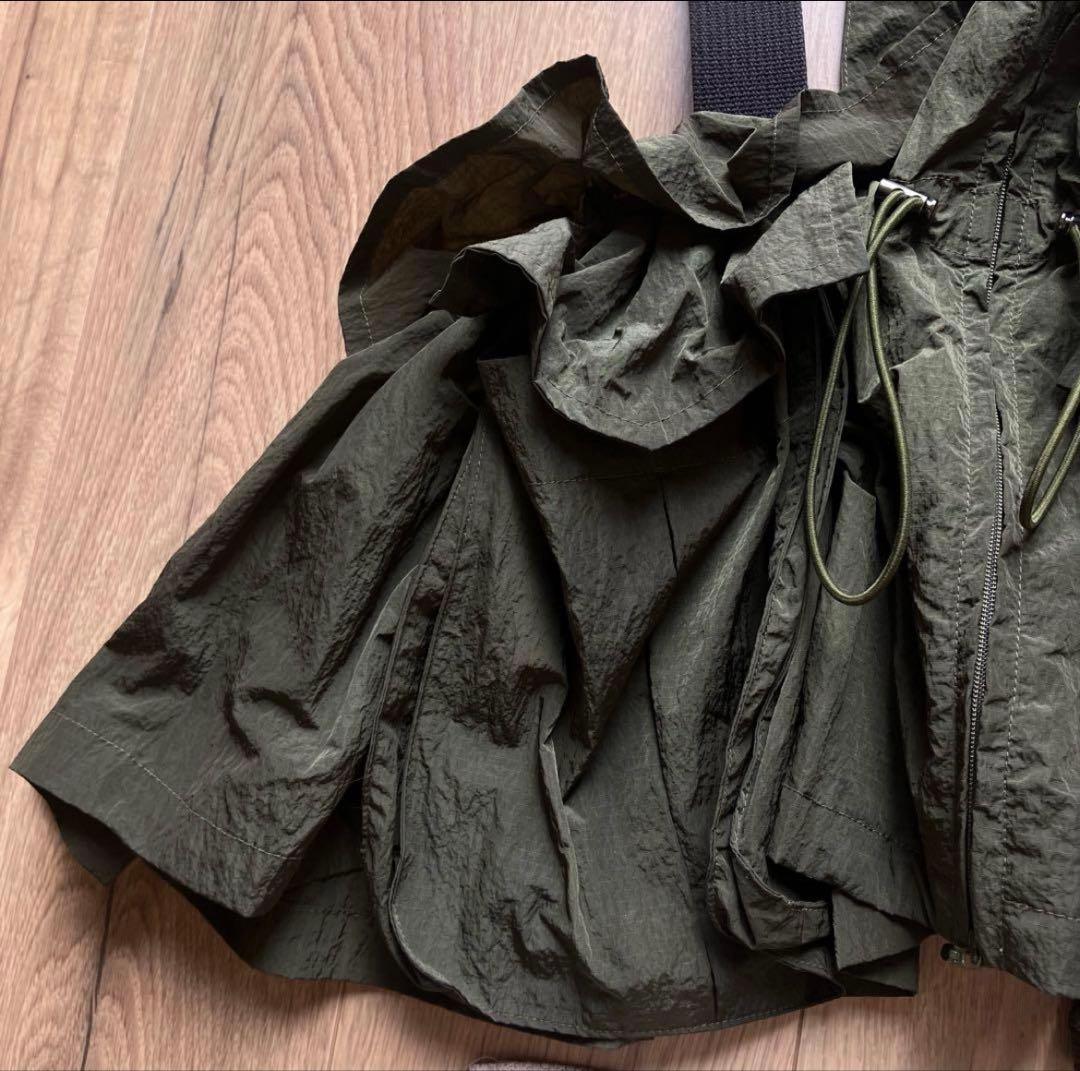 BELPER✸NYLON RIPSTOP VEST✸ナイロンベスト✸カーキ