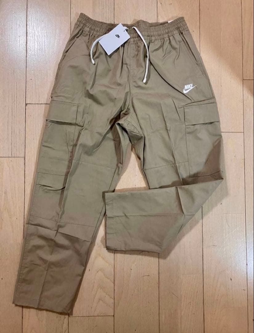 ナイキ NIKE クラブ カーゴウーブンパンツ 新品 L ベージュ ミリタリー